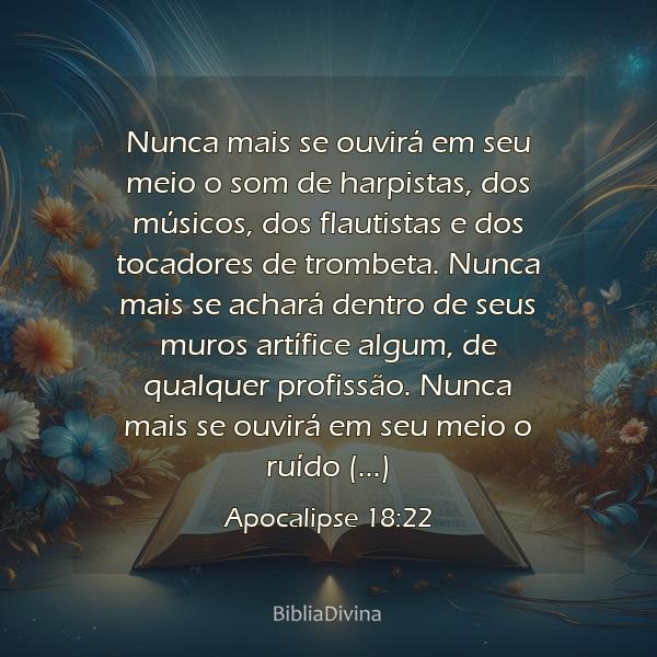 Apocalipse 18:22