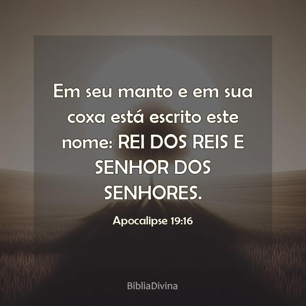 Apocalipse 19:16