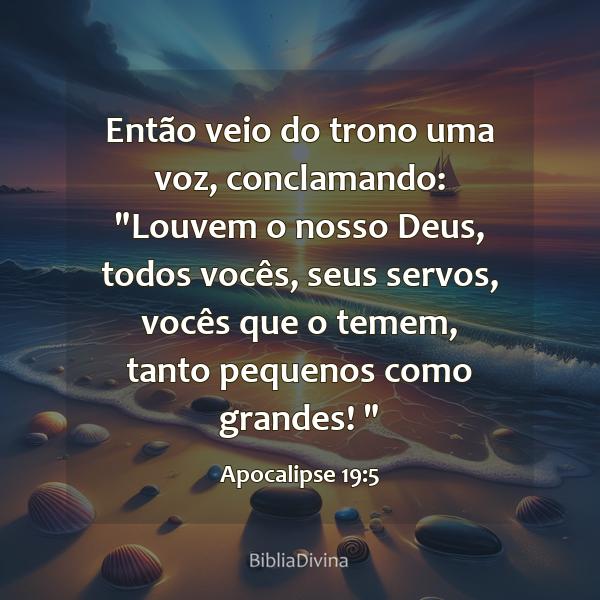 Apocalipse 19:5