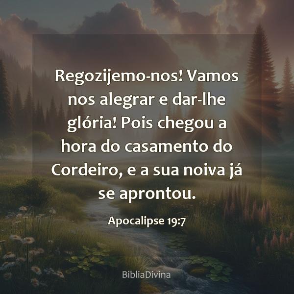 Apocalipse 19:7