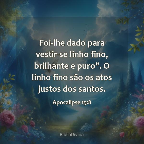 Apocalipse 19:8