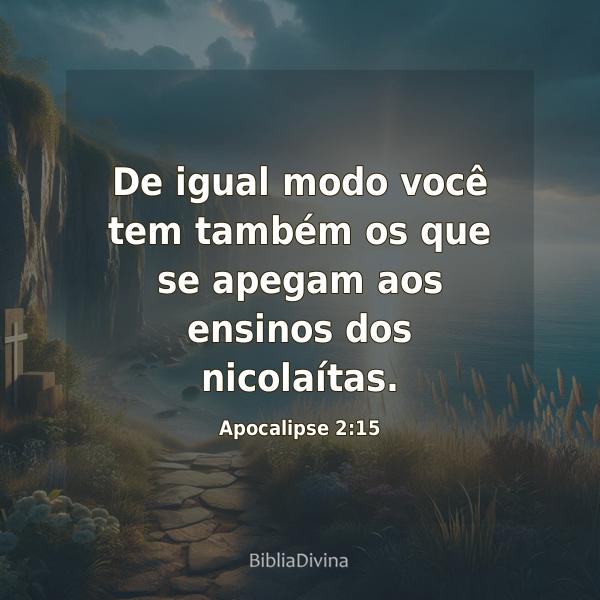 Apocalipse 2:15