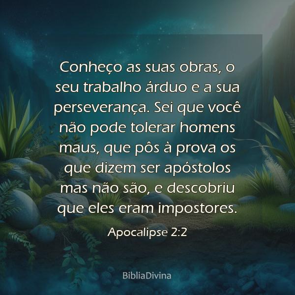 Apocalipse 2:2