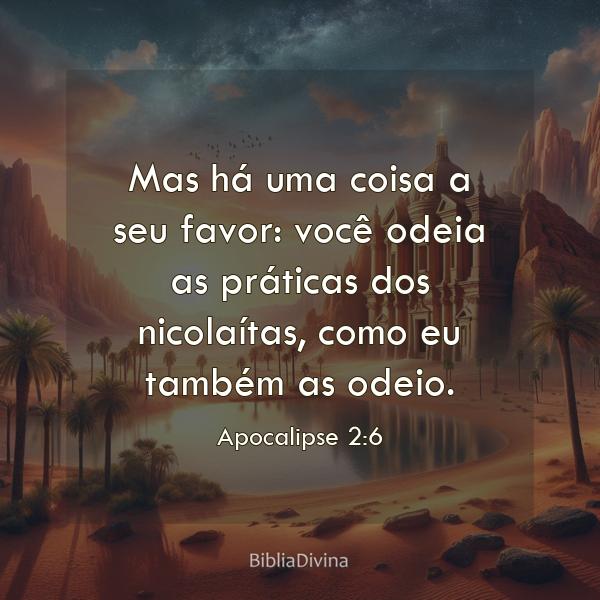 Apocalipse 2:6