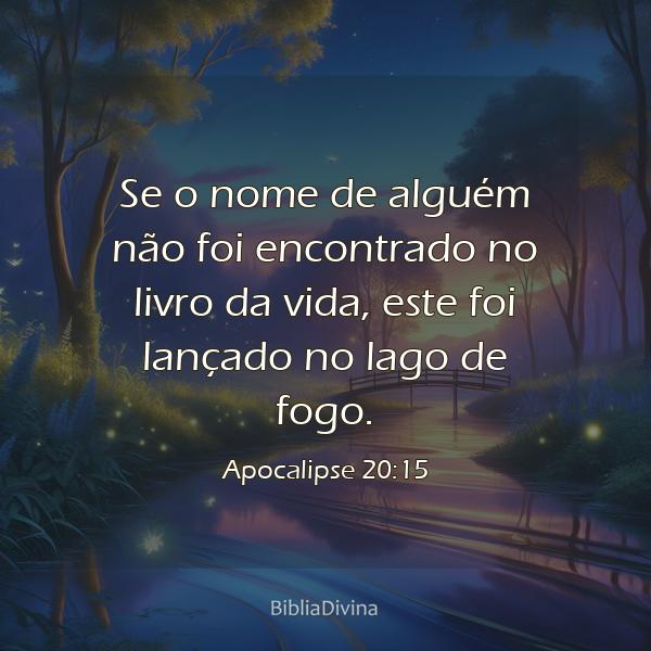 Apocalipse 20:15