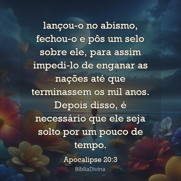 Apocalipse 20:3