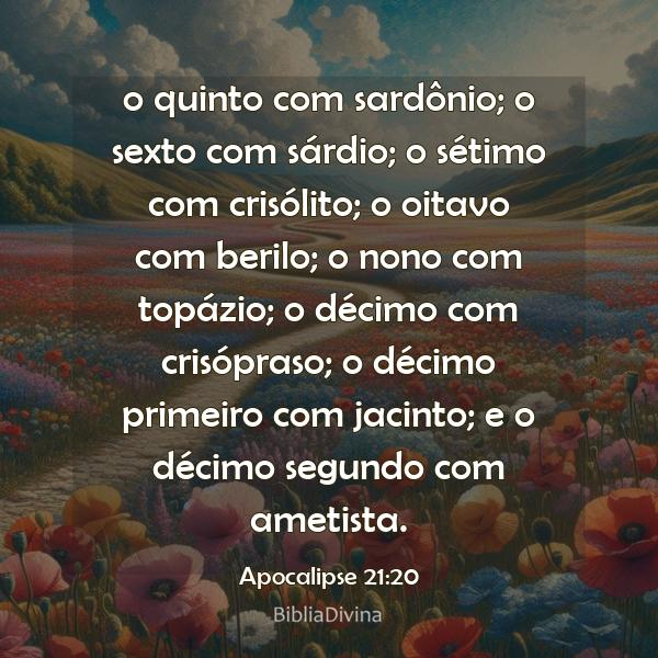 Apocalipse 21:20