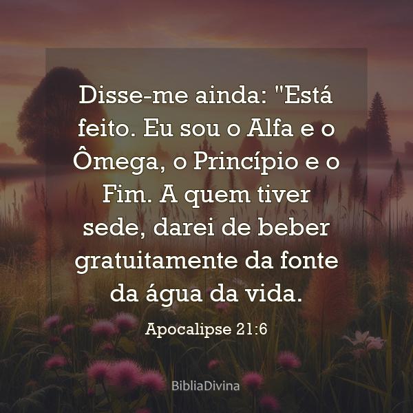 Apocalipse 21:6