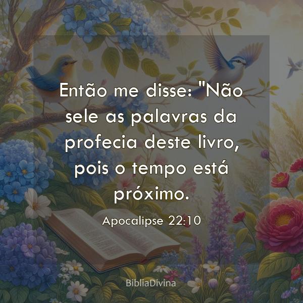 Apocalipse 22:10