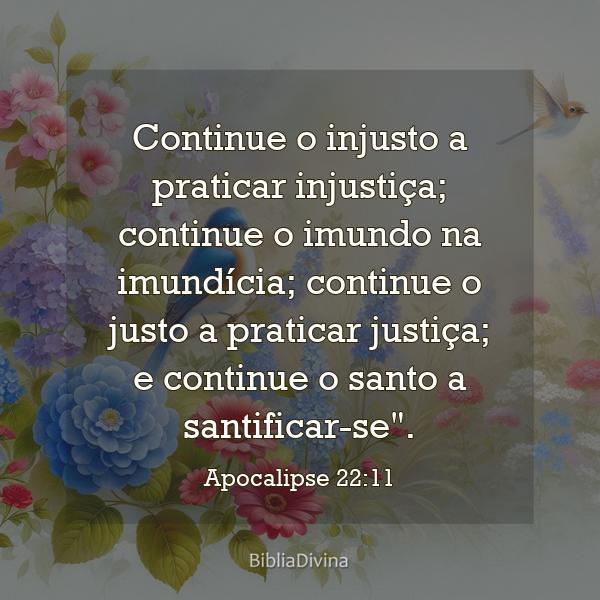 Apocalipse 22:11