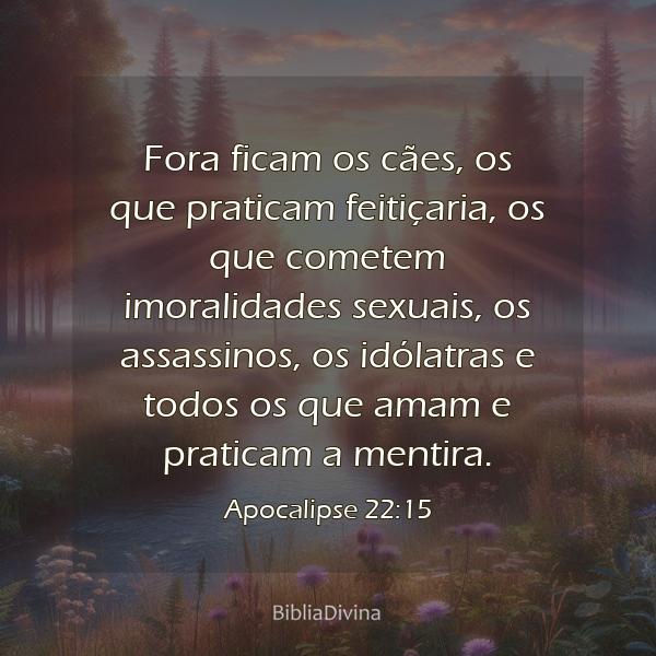 Apocalipse 22:15