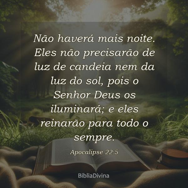 Apocalipse 22:5