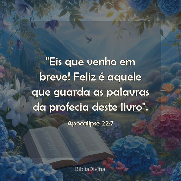 Apocalipse 22:7