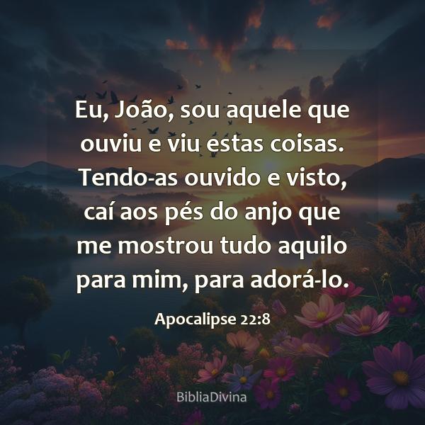 Apocalipse 22:8