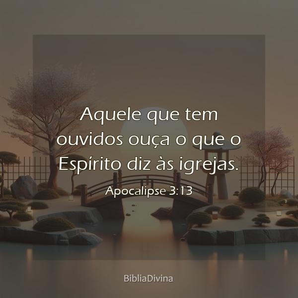 Apocalipse 3:13