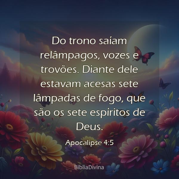 Apocalipse 4:5