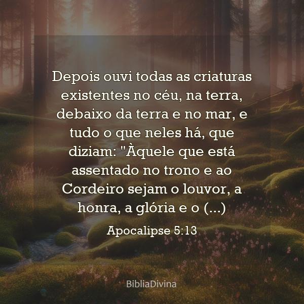 Apocalipse 5:13