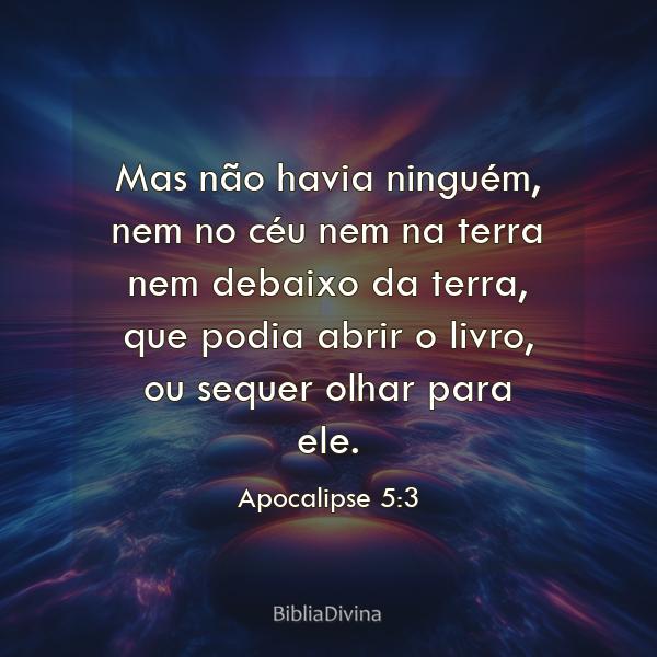 Apocalipse 5:3