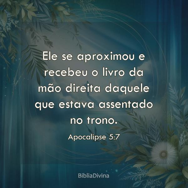 Apocalipse 5:7