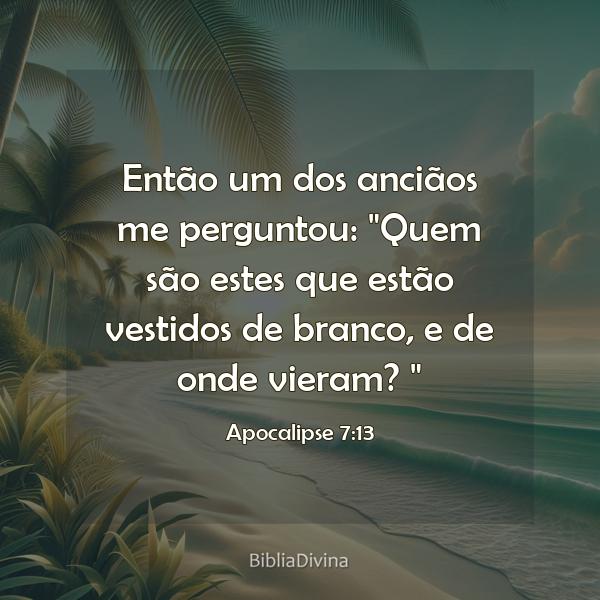 Apocalipse 7:13