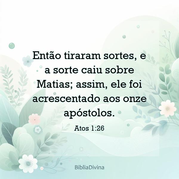 Atos 1:26