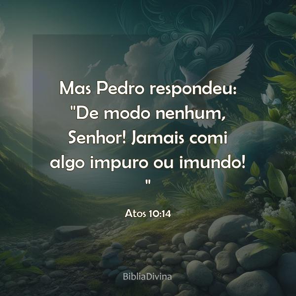 Atos 10:14