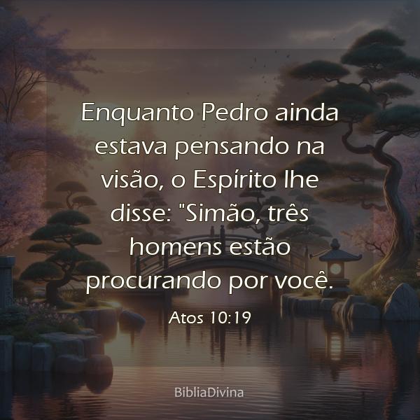 Atos 10:19