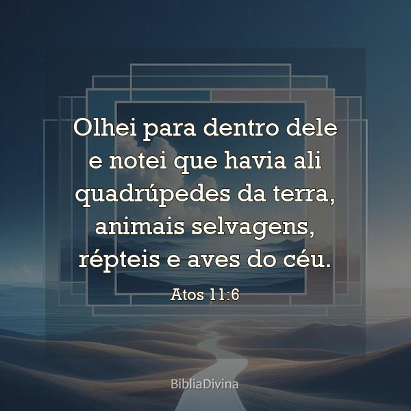 Atos 11:6