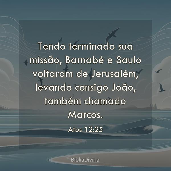 Atos 12:25