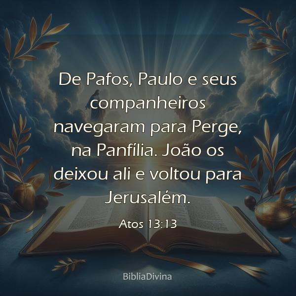 Atos 13:13