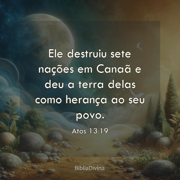 Atos 13:19