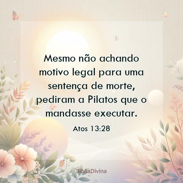 Atos 13:28