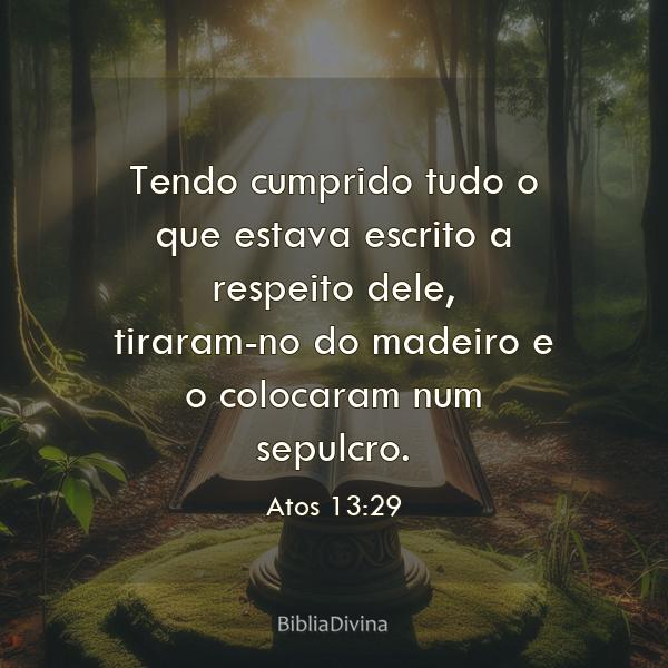 Atos 13:29