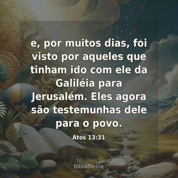 Atos 13:31