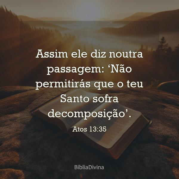 Atos 13:35