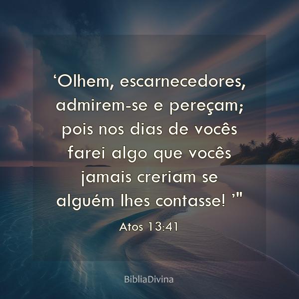 Atos 13:41