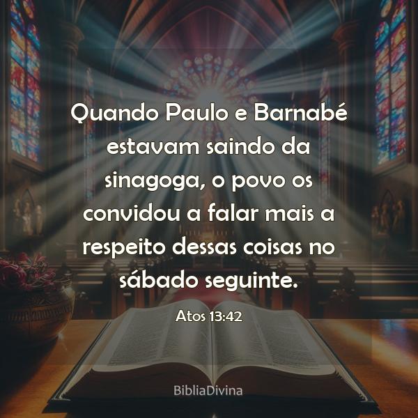 Atos 13:42