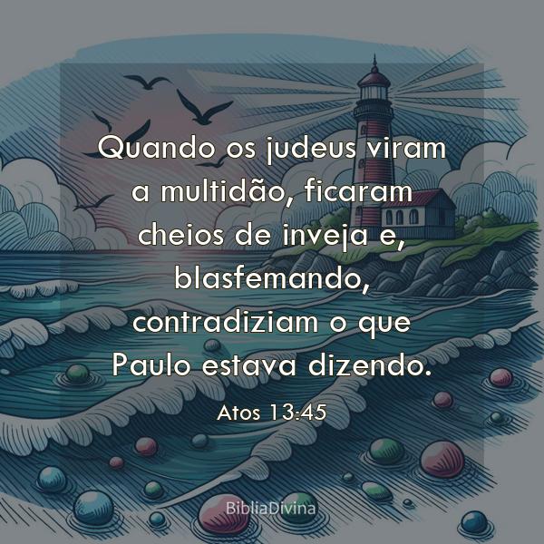 Atos 13:45