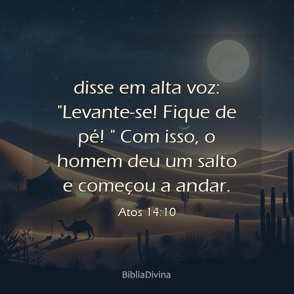 Atos 14:10