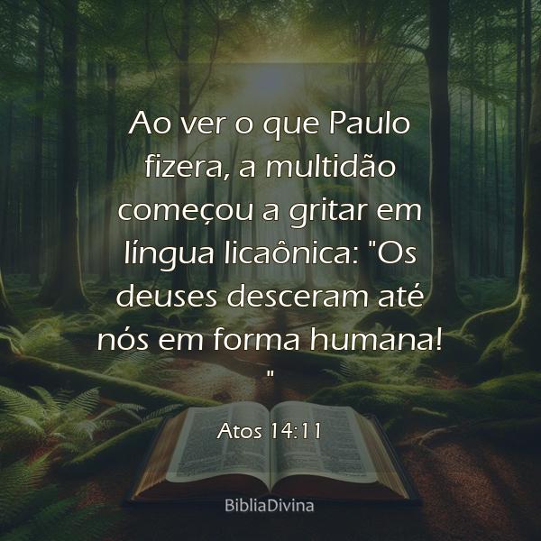 Atos 14:11