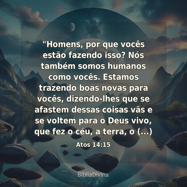 Atos 14:15