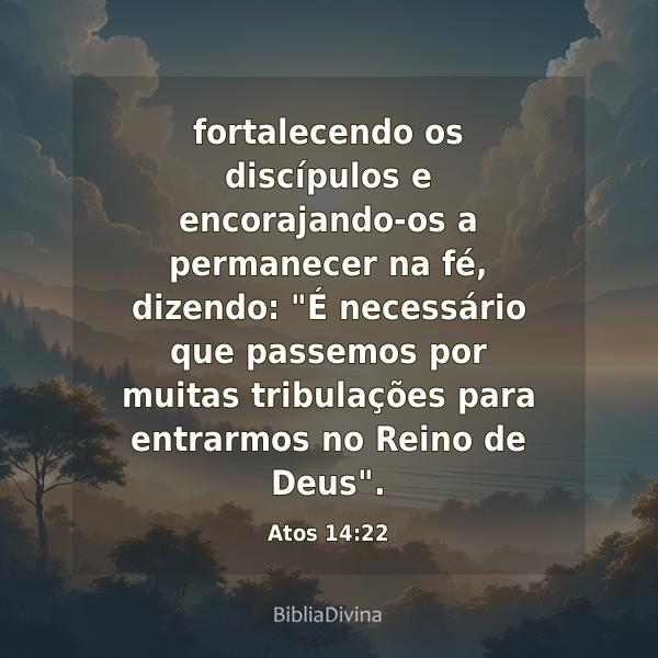 Atos 14:22