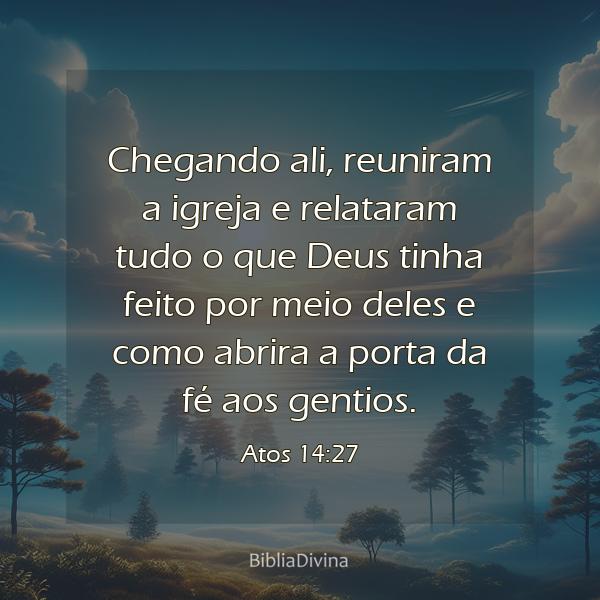 Atos 14:27