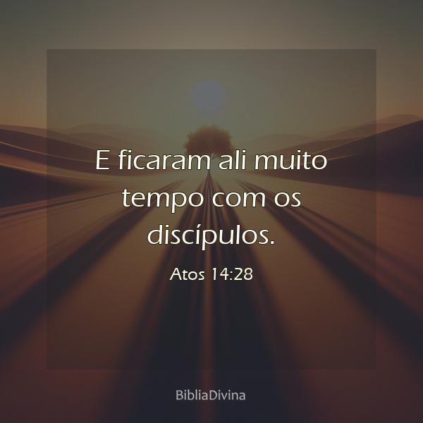 Atos 14:28