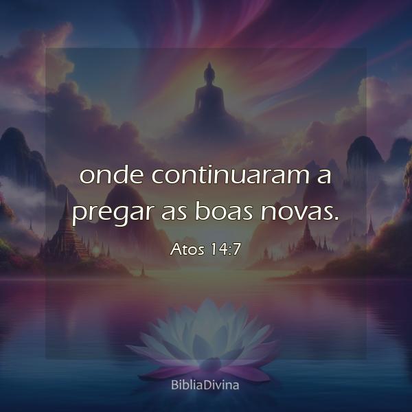 Atos 14:7