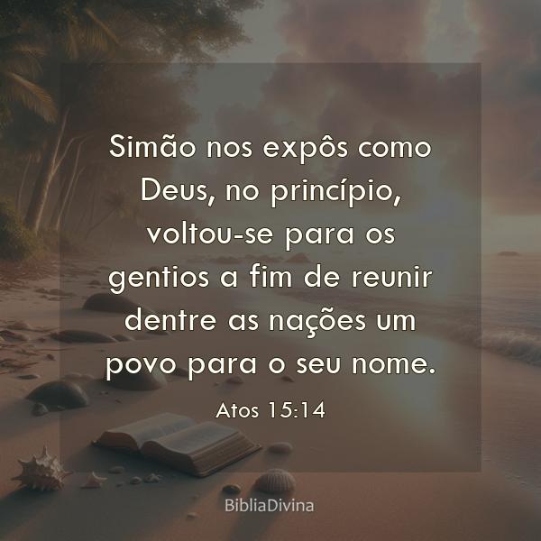 Atos 15:14