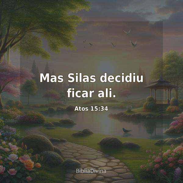 Atos 15:34