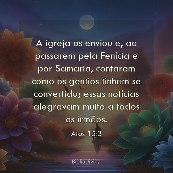 Atos 15:3