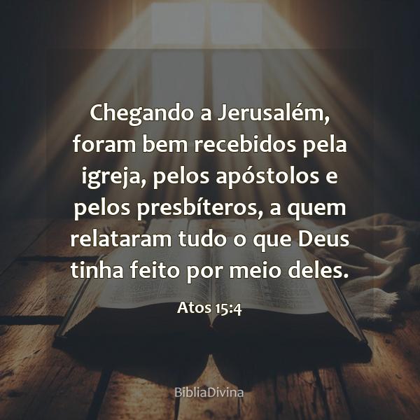 Atos 15:4