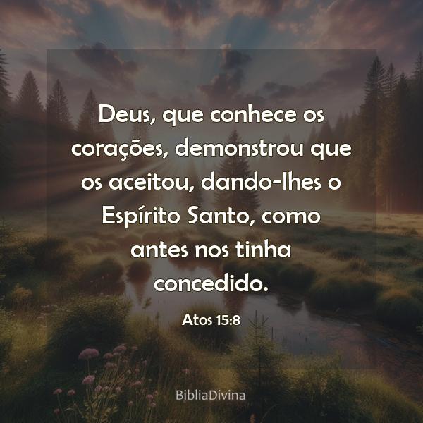 Atos 15:8